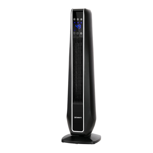 Portable Electric Ceramic Tower Fan Heater