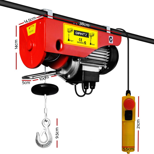 1200w 300/600KG Electric Hoist winch