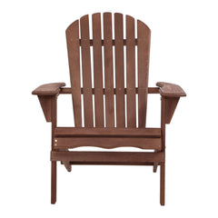 Outdoor Furniture Beach Chair Wooden Adirondack Patio Lounge Garden