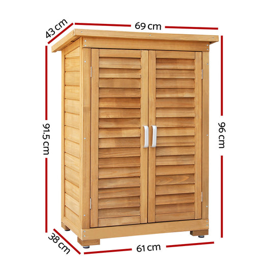 Outdoor/Indoor Wooden Storage Cabinet