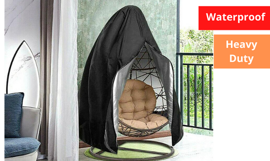 Waterproof Hanging Swing Chair Cover w/Zipper