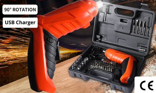 45 in 1 Cordless Screwdriver With Bits