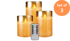 Flameless Flickering Rechargeable LED Candles