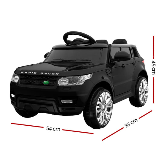 Range Rover Inspired Car Electric 12V Kids Ride On Car - Black