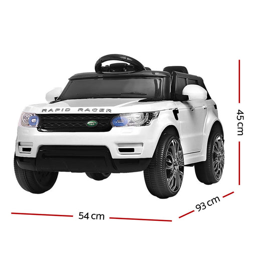 Kids Ride On Rangerover Car - White