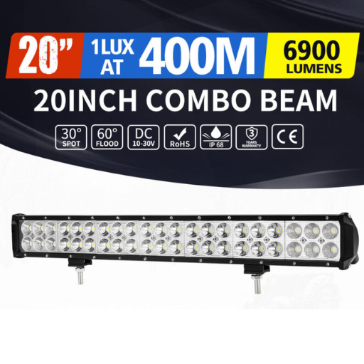 20" Osram LED Light Bar Slim Dual Row Flood Spot Combo 4X4 Offroad