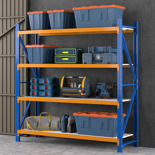 2Mx2M Garage Shelving Warehouse Rack Pallet Racking Storage Shelf Blue