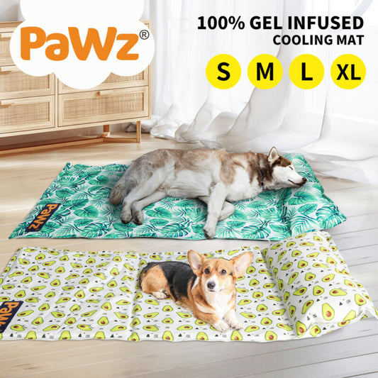 Pet Gel Cooling Mat Dog Cat Non-Toxic Bed Self-cool Summer Pad