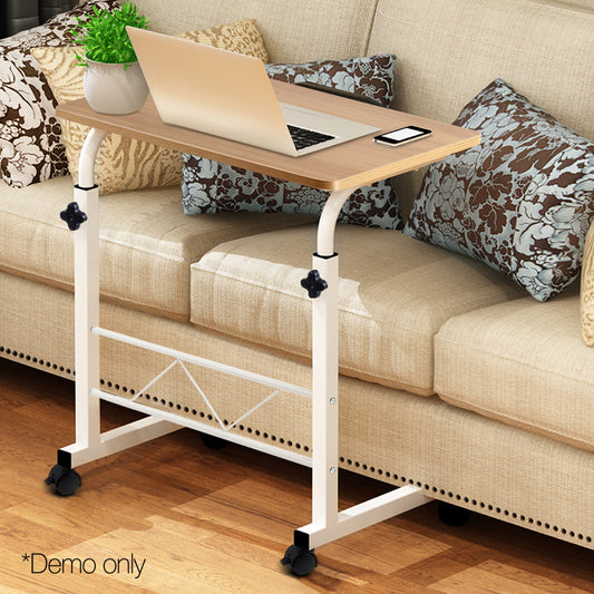 Portable Height Adjustable Wooden Laptop Table