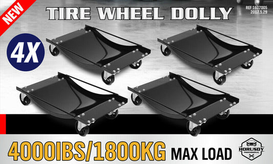 4 x Heavy Duty Wheel Dolly 450 kg