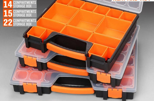 Tool Storage box with 14/15/22 Compartments