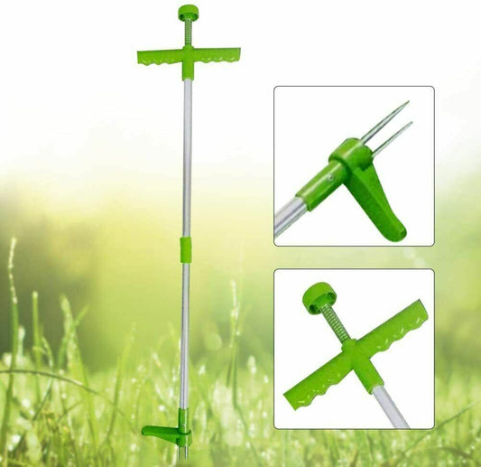 Weed Puller Weeder Twister Twist Pull Garden Lawn Root Killer Remover Tool