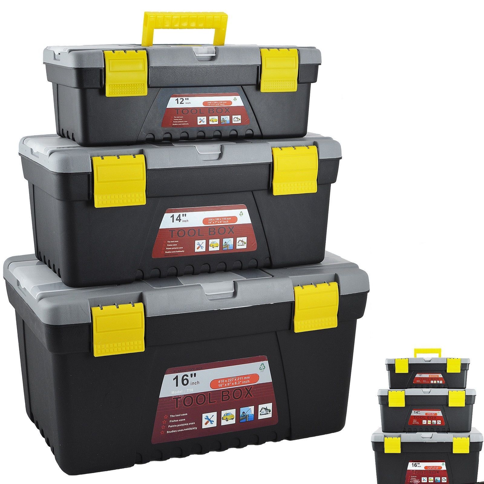 Storage - 3Pc Tool-Box Set